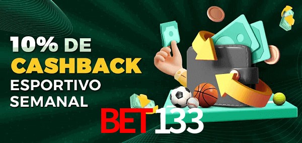 10% de bônus de cashback na Bet133