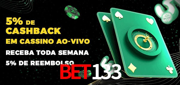 Promoções do cassino ao Vivo Bet133